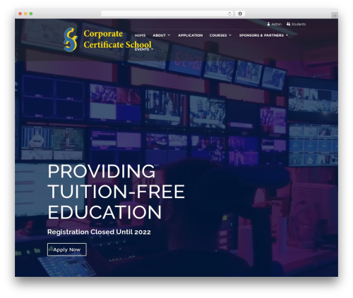 Divi theme WordPress - corpcertificate.org
