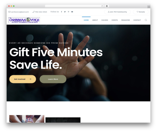ePress WordPress theme - caribvoice.org