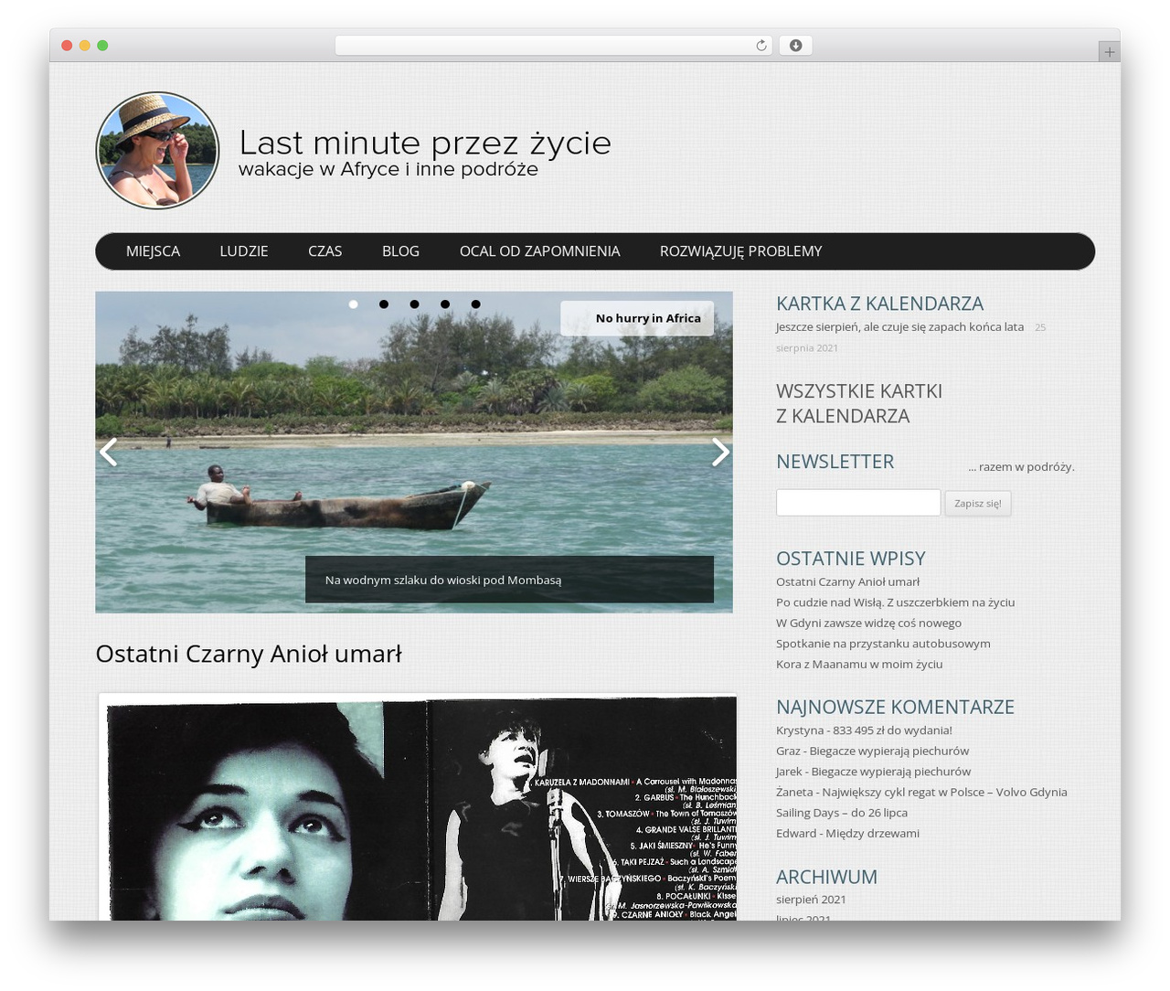Tiny Forge WordPress blog theme - last-minute-przez-zycie.pl