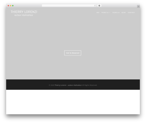 WordPress theme Create - thierrylorenzi.com