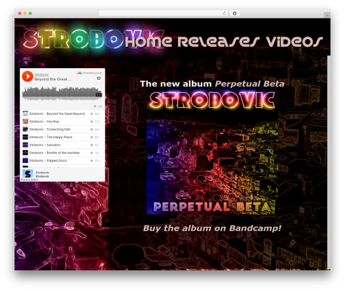WordPress theme Strobey - strobovic.eu