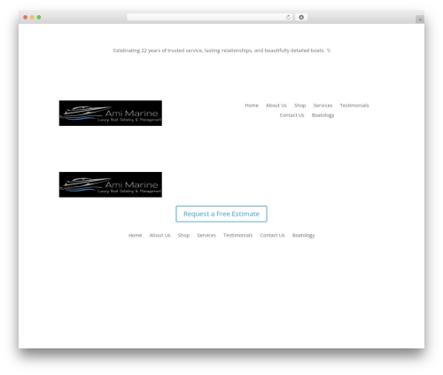 Best WordPress theme Divi - amimarine.com.au