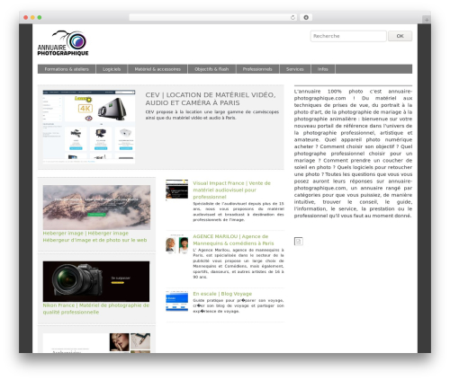 generic-site WordPress theme - annuaire-photographique.com
