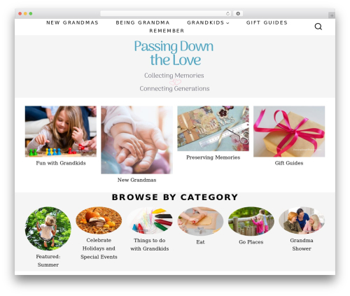 Kadence WordPress theme - passingdownthelove.com