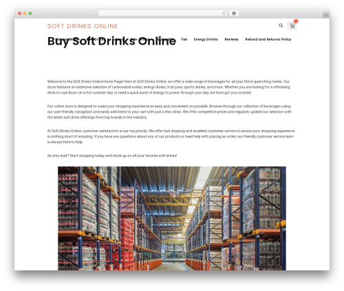 pinkmart WordPress store theme - softdrinksonline.com
