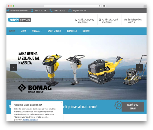 Theme WordPress Webtim WP Theme - adria-servis.com