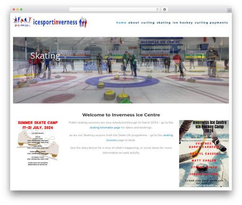 Theme WordPress Inverness Ice Centre - inverness-ice-centre.co.uk