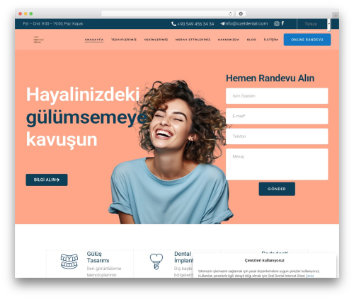 Theme WordPress TouchUp - ozeldental.com