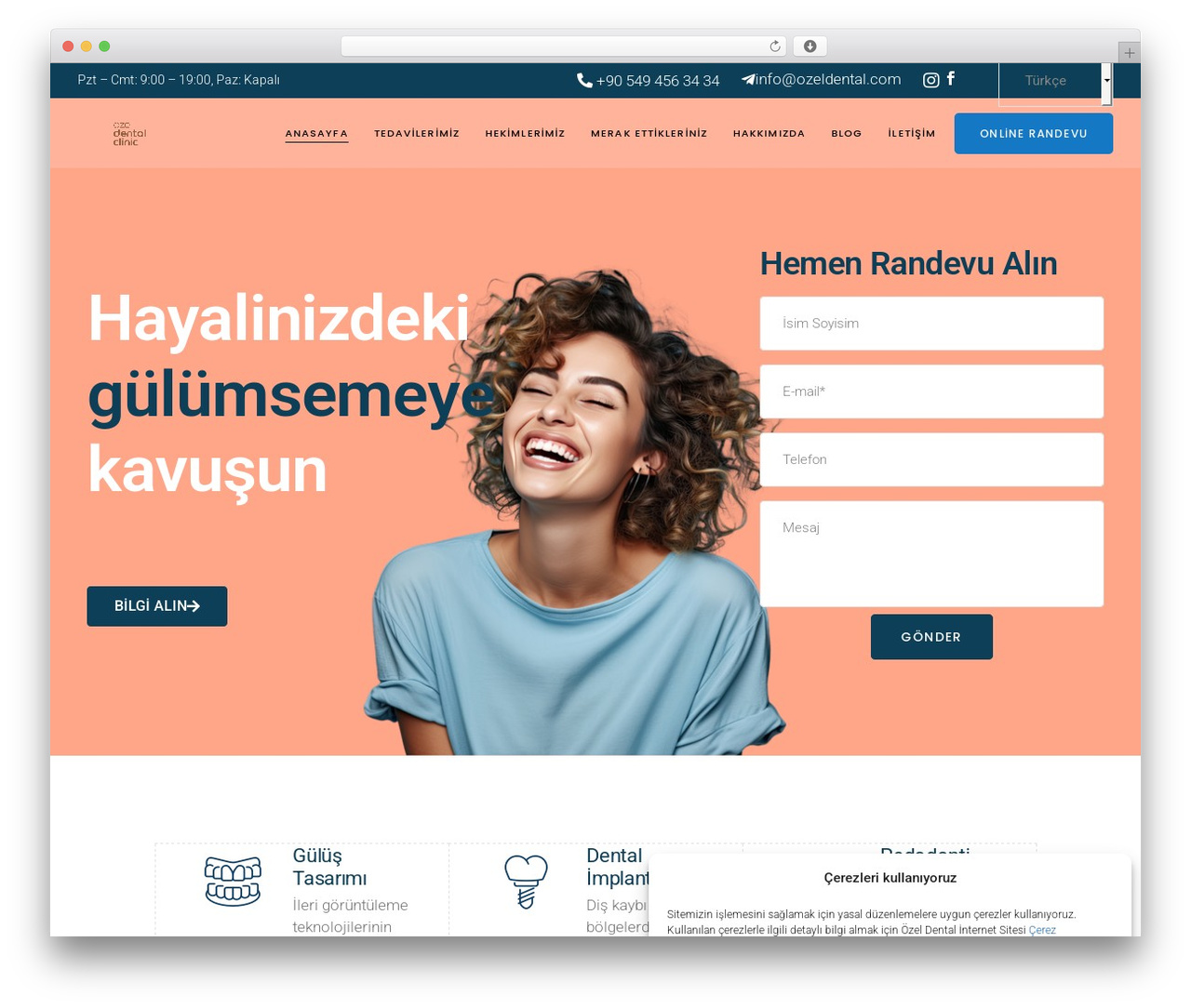 Theme WordPress TouchUp - ozeldental.com
