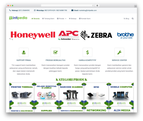 Vital WordPress theme - intipedia.com