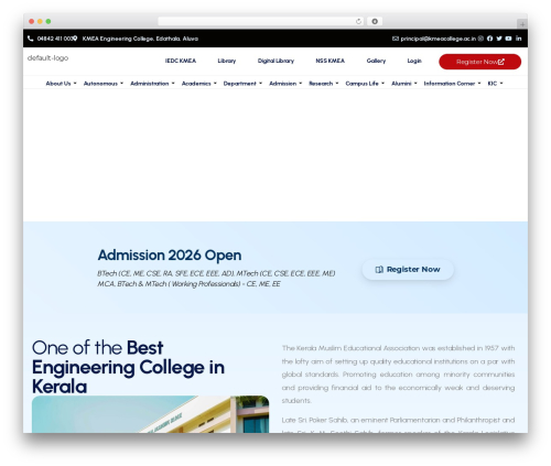 Spirit framework WordPress plugin - www.kmeacollege.ac.in