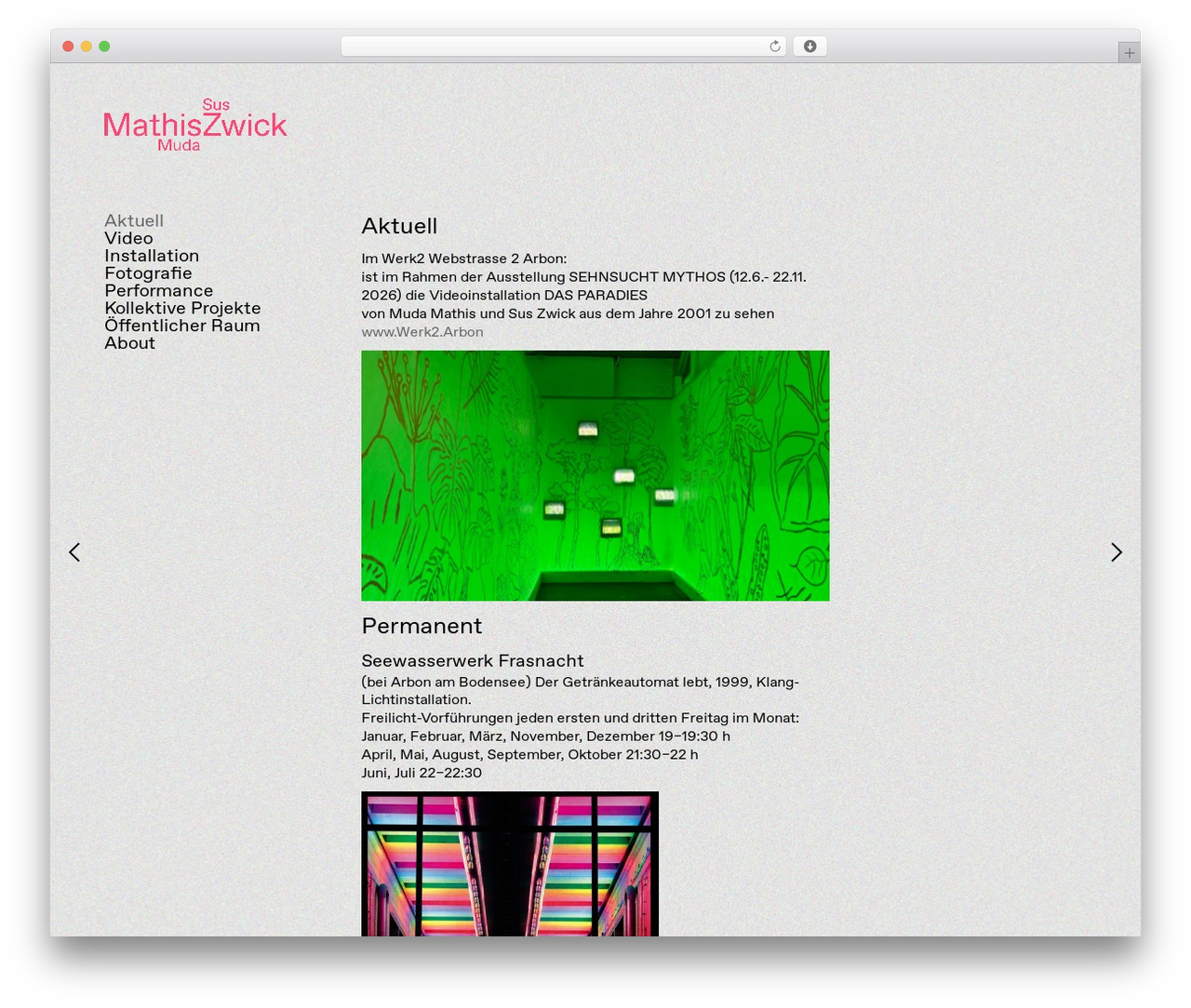 WordPress theme Lay Theme - mathiszwick.ch