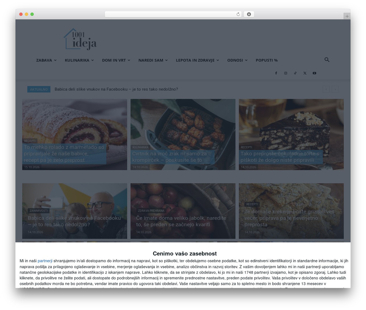 WordPress theme SWTheme - 1001ideja.si