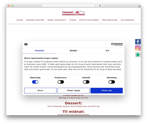 WP theme Simple Solution Customer Starter Theme - gourmandenogkonen.dk