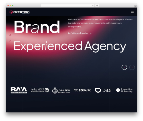Agencium WordPress website theme - oncreation.net