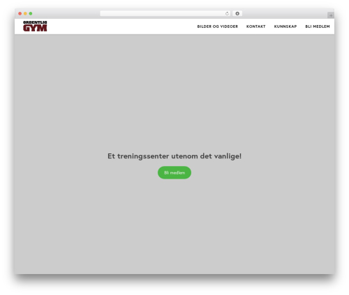 Codehouse Woo WordPress theme design - ordentliggym.no
