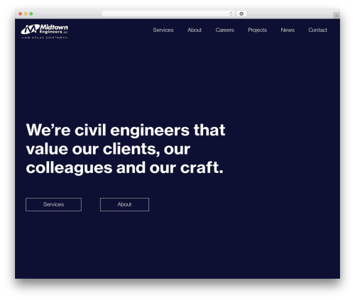 limb WordPress theme - midtownengineers.com