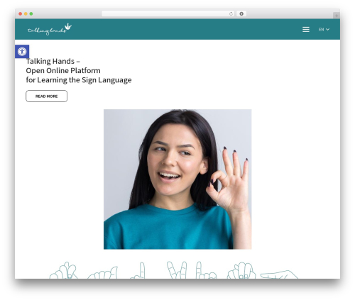 ToastedWeb WordPress theme - talking-hands.eu