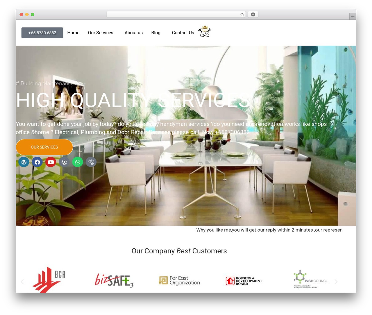 WordPress theme Hello Elementor - handyman-king.com