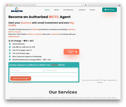 Romethemeform WordPress plugin - saarthii.com