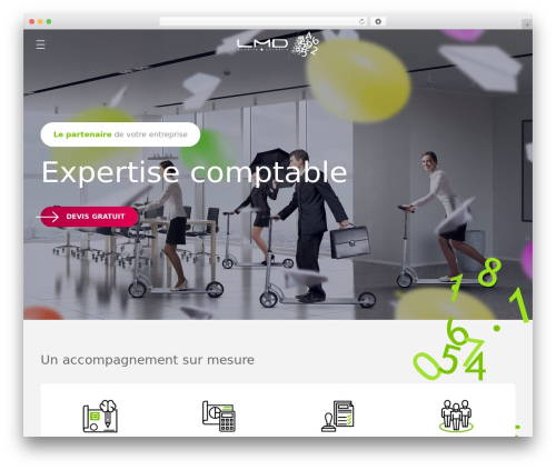 WordPress theme Lucyan - lmd-experts.com