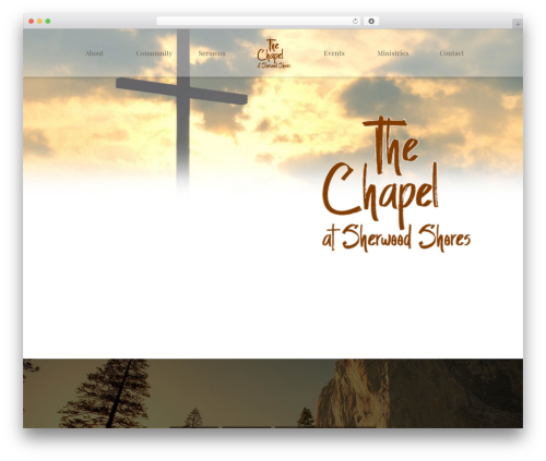 WordPress website theme Divinity - sherwoodshoreschapel.org