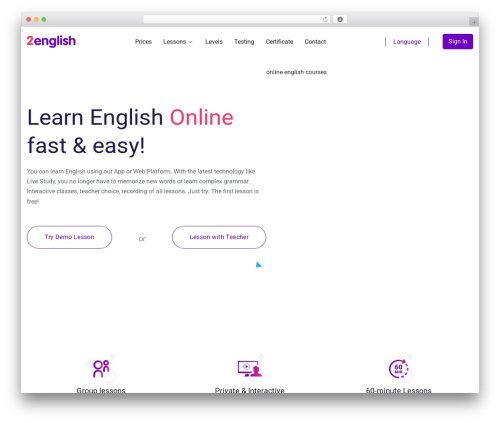 Apptek WordPress theme - 2english.com Apptek WordPress theme - 2english.com