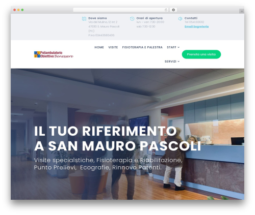 Divi WordPress theme design - poliambulatoriobenessere.com