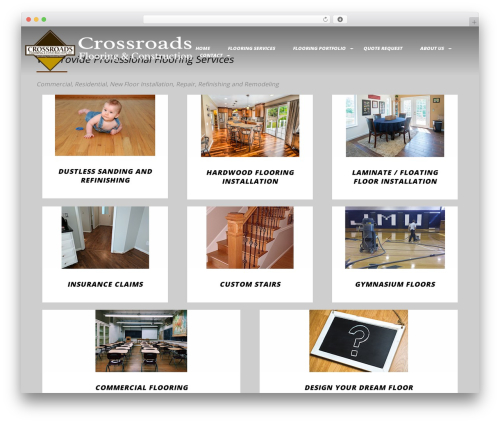 flooring WordPress theme - crossroadsflooring.com