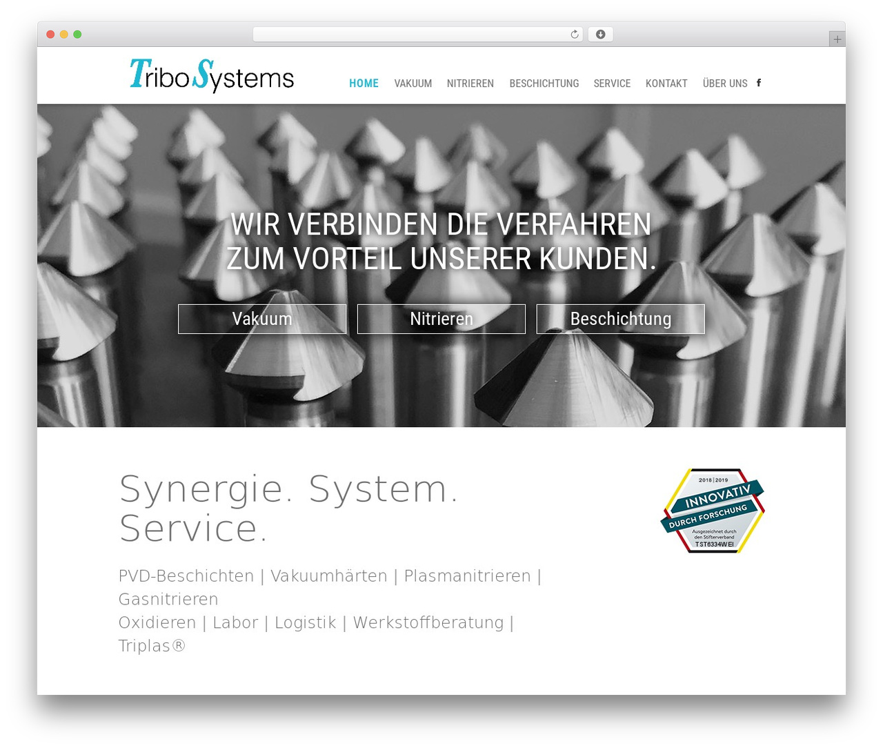 Formfabrik top WordPress theme - tribosystems.de