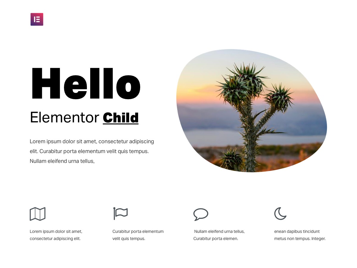 Hello Elementor Child best WordPress template