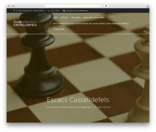 Highlight best WordPress theme - escacscastelldefels.cat