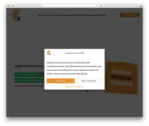 Reteko WordPress theme - reteko.fi