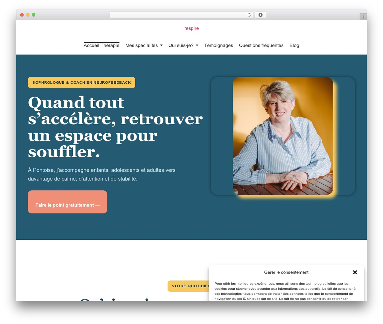 Theme WordPress Hello Elementor - cabinet-therapie.fr