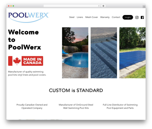 Theme WordPress Pool - poolwerxfab.com