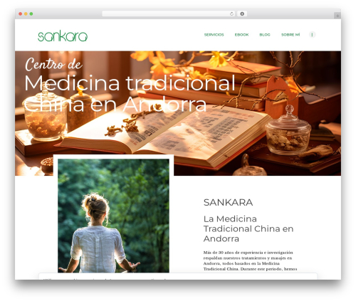 Accalia WordPress theme - sankara-andorra.com