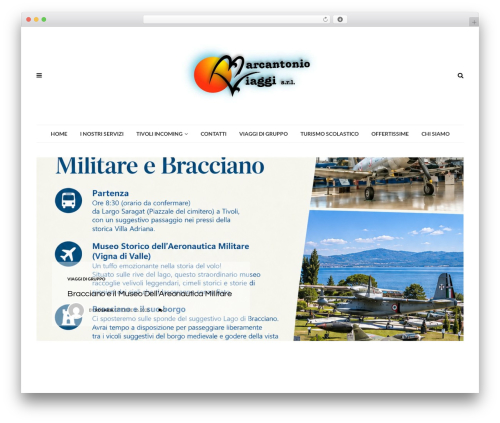 Cavan WordPress theme - marcantonioviaggi.it