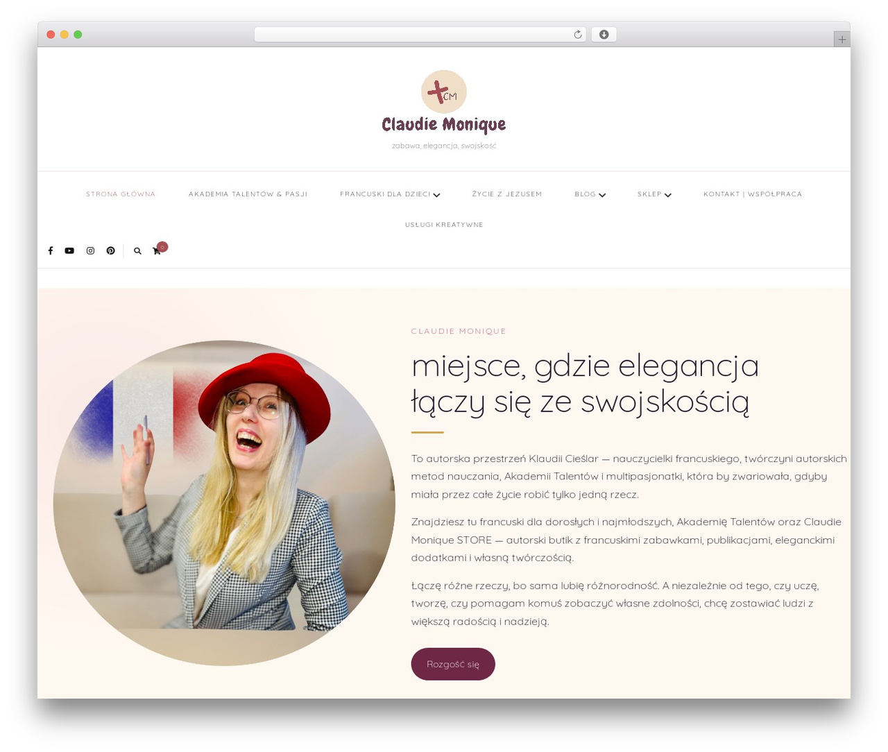 Chic Pro WordPress theme - claudiemonique.com Chic Pro WordPress theme - claudiemonique.com