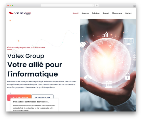 Daisy WordPress theme - valexgroup.be