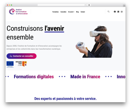 Pixfort likes WordPress plugin - ifi-formation.fr