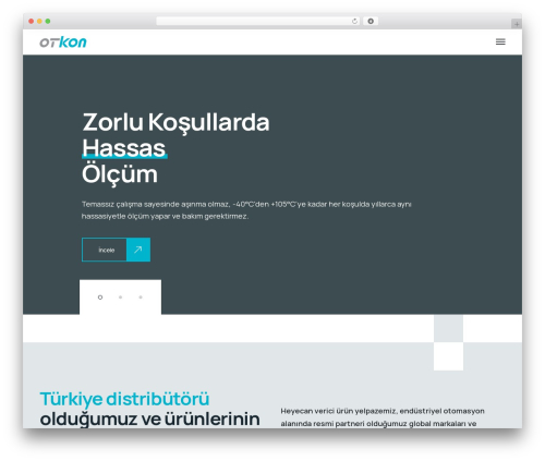 Industrium WP theme - otkon.com.tr