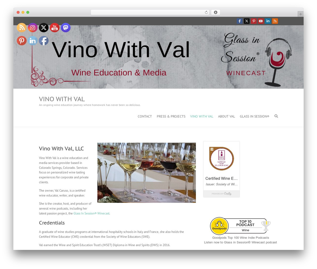Interface free WordPress theme - glassinsession.com