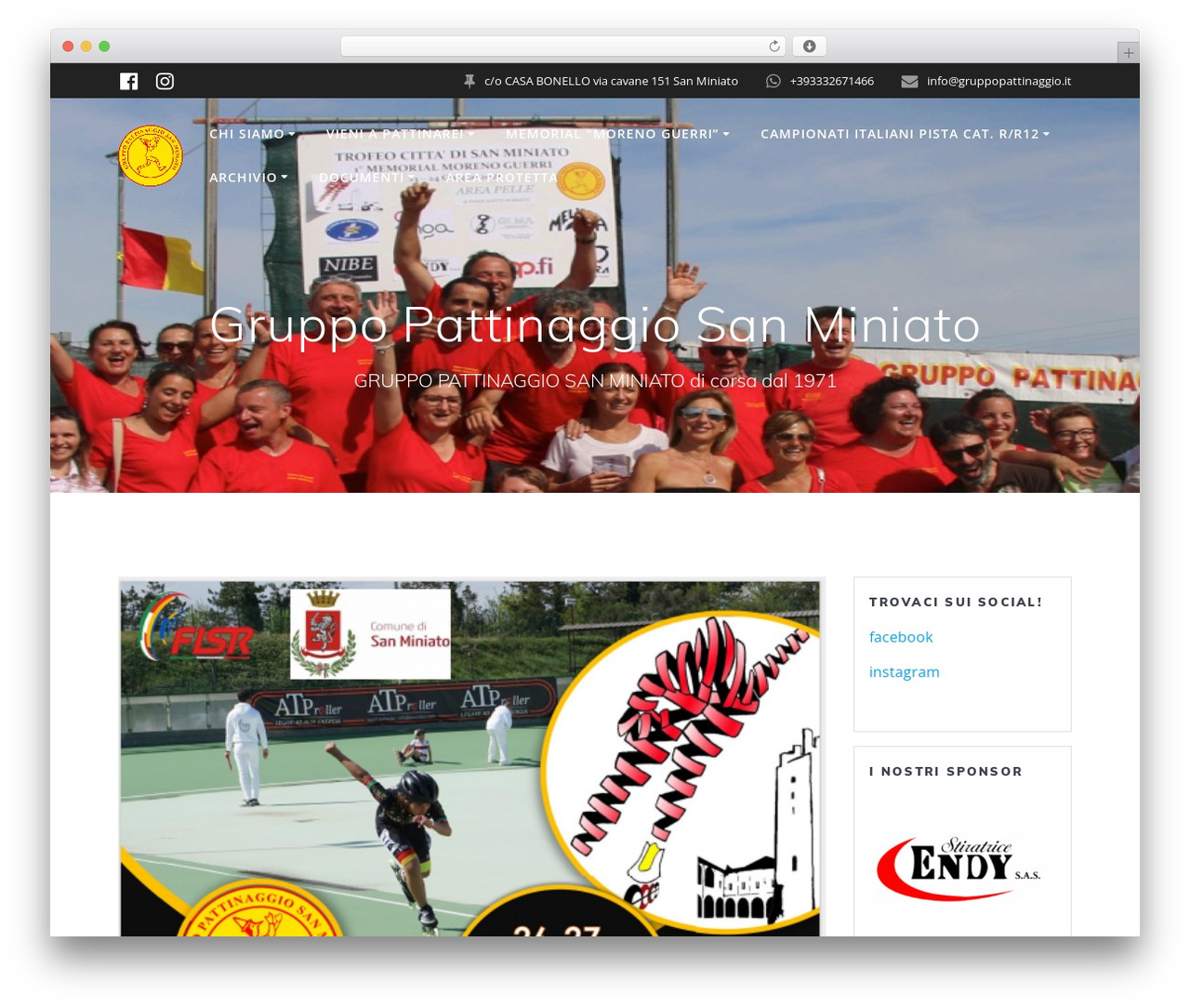 Mesmerize WordPress theme - gruppopattinaggio.it