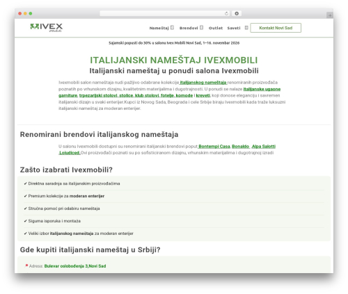 OceanWP theme WordPress - ivexmobili.rs