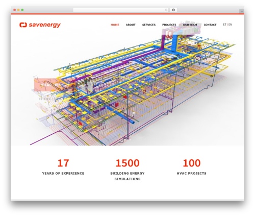 WordPress theme Bridge - savenergy.ee