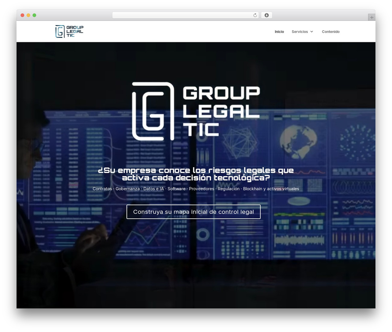 WordPress theme Divi - grouplegaltic.com