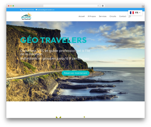 Alizé Studio theme theme WordPress - geotravelers.re