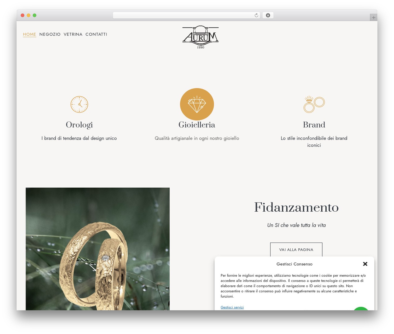 Aro WordPress theme design - aurumbassano.com Aro WordPress theme design - aurumbassano.com