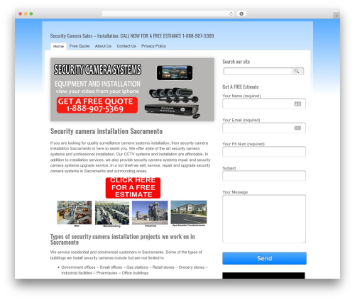 ClickBump WordPress theme - securitycamerainstallationsacramento.com