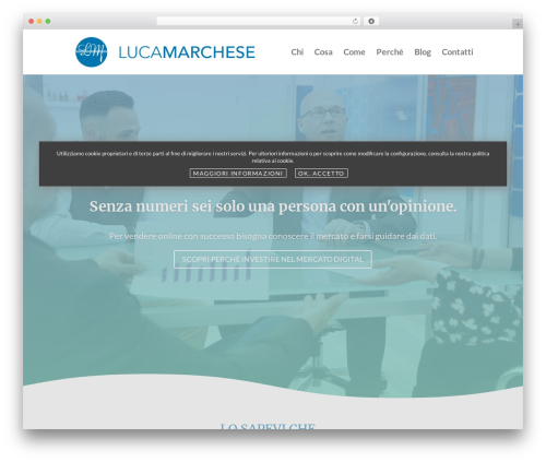 Divi WordPress website theme - lucamarchese.it